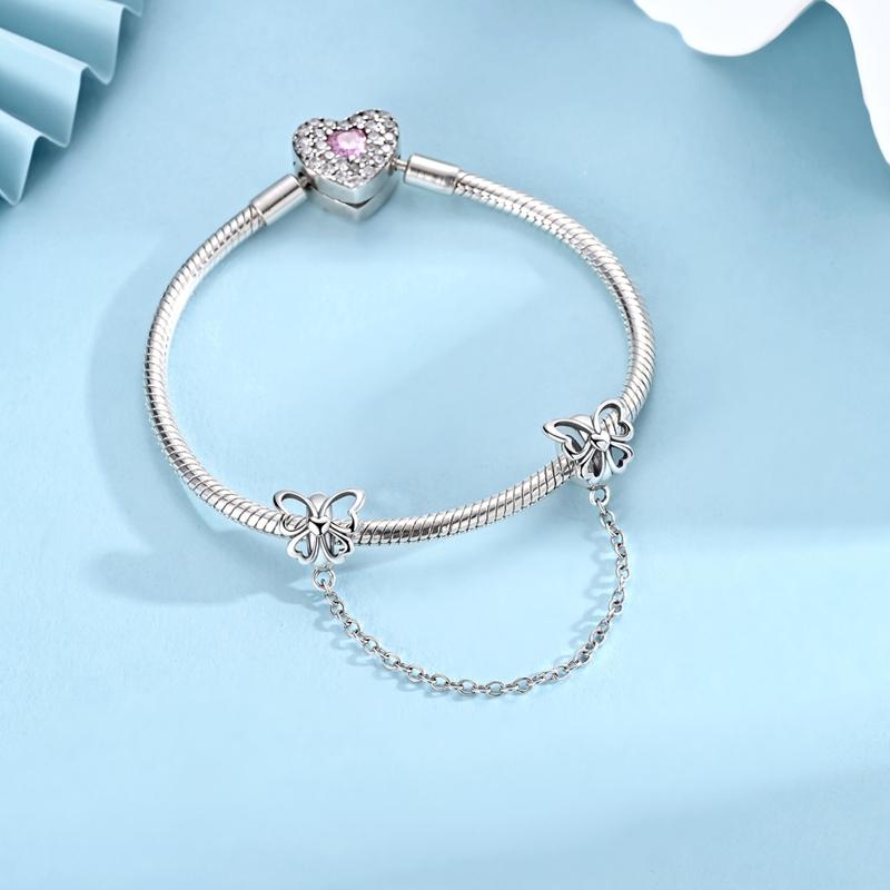 Original Copper Stylish Charms Beads Colorful Butterfly Pendants For Women Girls Fashion Bracelet Necklace Making Gifts