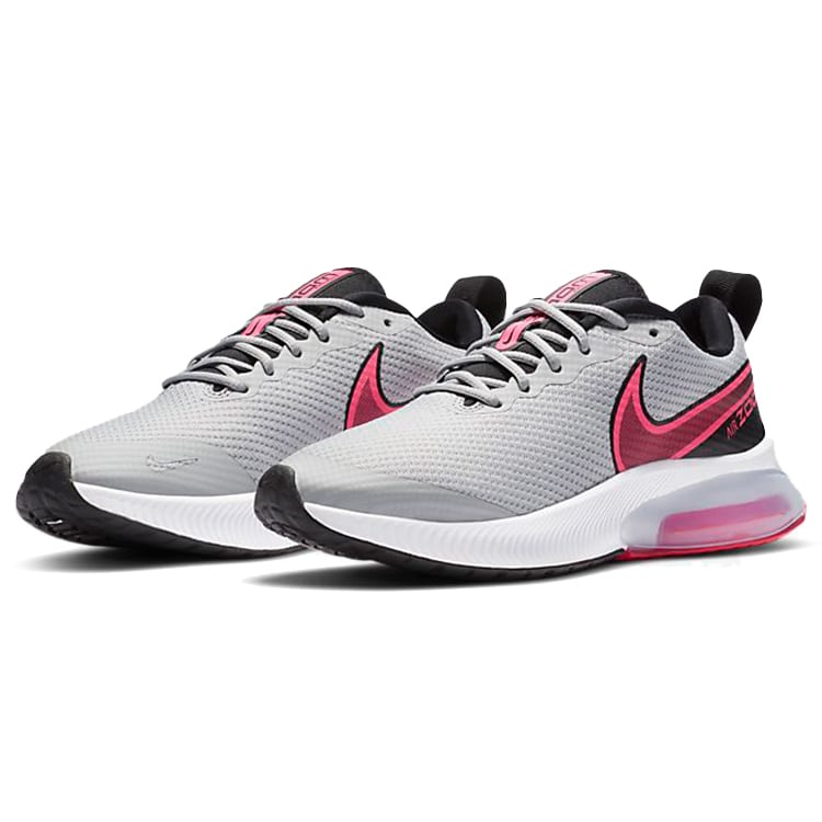 Nike Air Zoom Arcadia Synthetic Leather Low Top Running Shoes Gray Pink Unisex CK0715-002