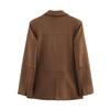 2025 Spring Women's European & American Fashion Straight-Cut Suit Jacket & Trousers