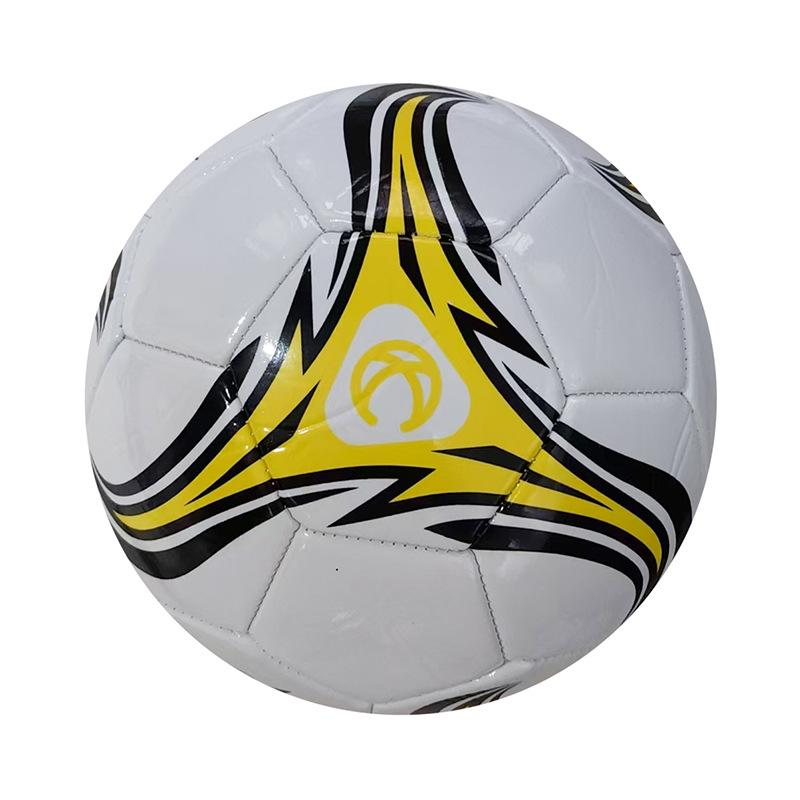 Size 5 PVC/PU Machine-Sewn Football for Adults and Students - Ideal for Competition and Training