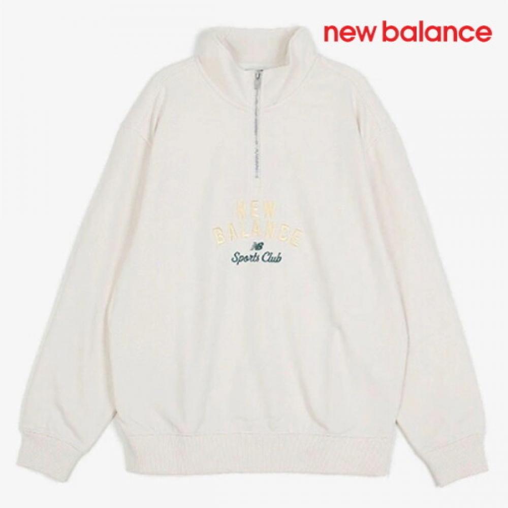 

New Balance Sports Club Half Zip Sweatshirt H24 Nbncfco123 64 FREE/L