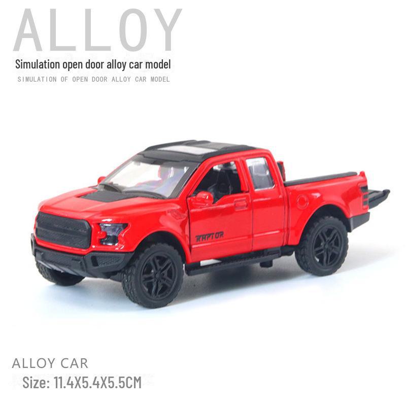 "Children's Off-Road Alloy Car Models with Open Doors - Sports Car Cake Decorations and Gifts for Boys"