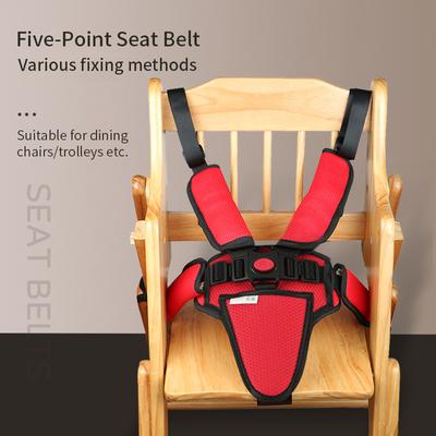 Adjustable Five-point Baby Seat Belt, Stroller High Chair Dining Chair Baby Seat Belt