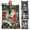 Souvenir Personalizzabili per Adolescenti Coperta da Colorare Fai da Te di Natale, Plaid da Colorare 59" x 49" Accogliente Regalo di Compleanno Appassionati Progetto Artistico Adulti Bambini