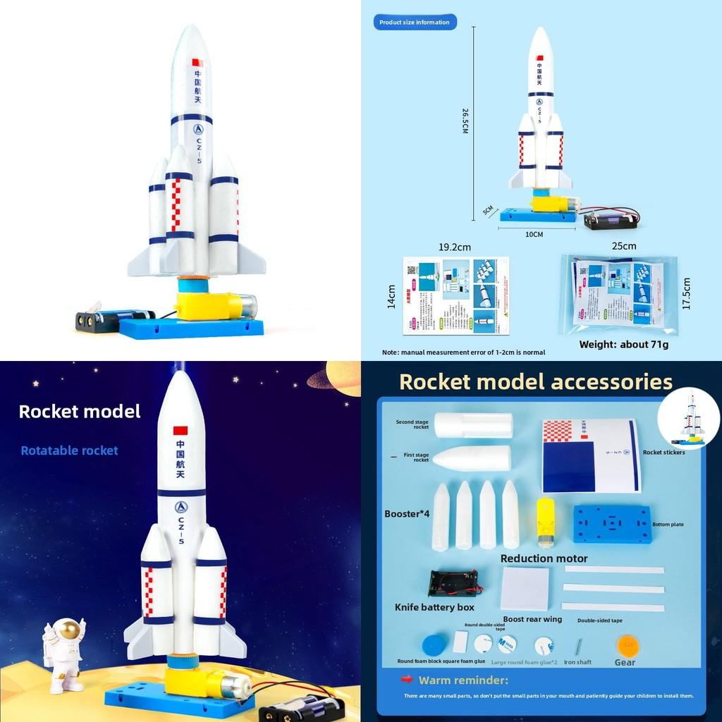 Science Experiment Diy Rocket Model Kit For Childrens Educational Handson Stem Activity
