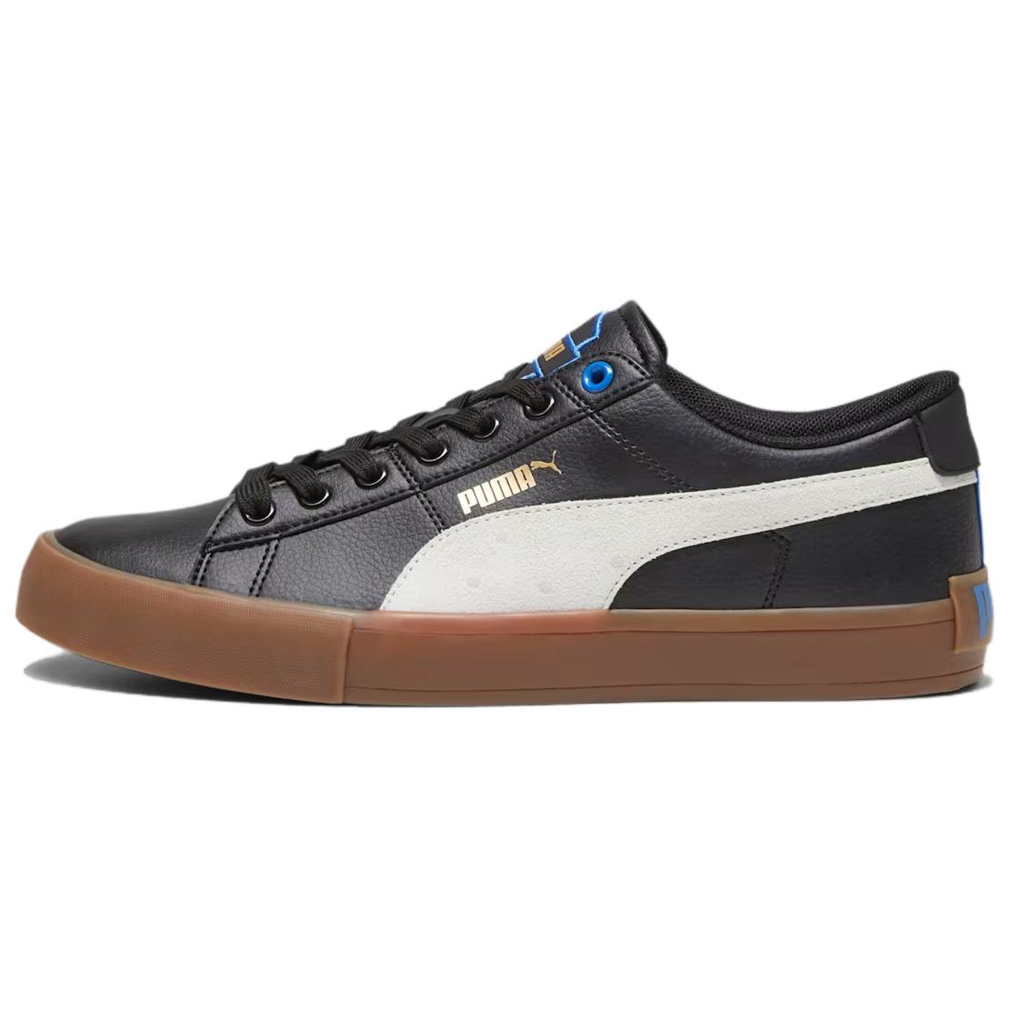 

Puma Bari Comfortable Lightweight Low-Top Sneakers Unisex Sneakers Black White 392493-02 43