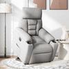 VidaXL Fauteuil inclinable électrique gris nuage tissu 3303061