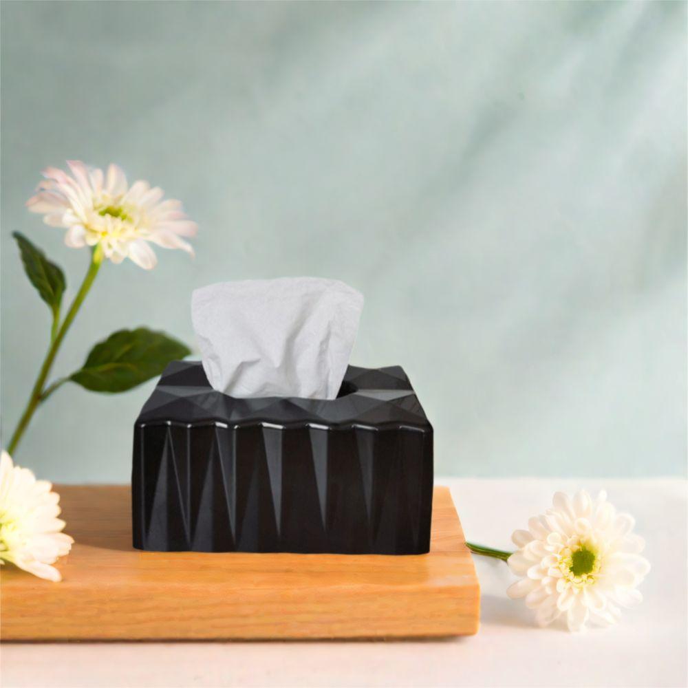 Plastic Draw Tissue Box Waterproof Tissue Case Modern Paper Holder Dining Table