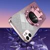 For iPhone 11 Case Astronaut Kickstand PC+TPU Glitter Powder Phone Cover
