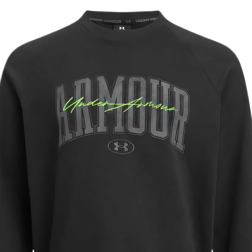 Under Armour Skin-Friendly Comfortable Crew Neck Sweatshirt Men tops 6010178-001