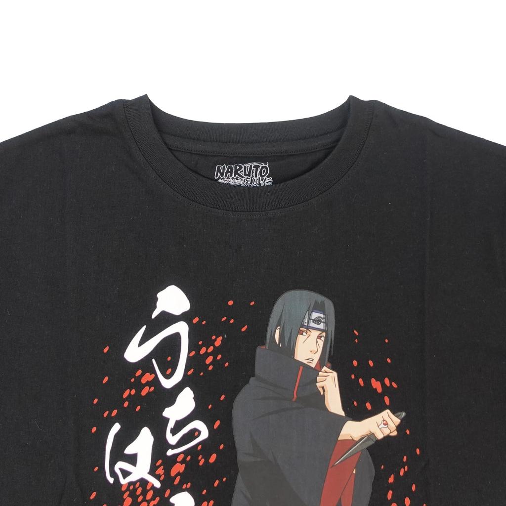 FinePlus Short Sleeve Naruto Shippuden T-Shirt, Uchiha Itachi Character Merchandise