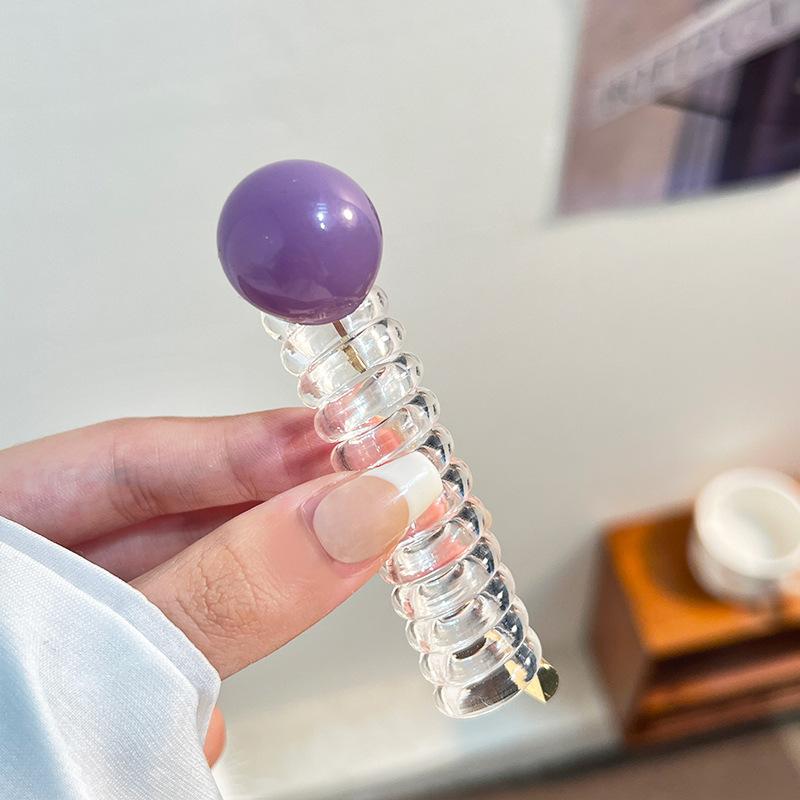 

Модна перлова пряма телефонна лінія пов язка для волосся жіноча, артефакт для високого хвостика, темпераментна, артефакт для плетіння бульбашкової коси, головна мотузка, аксесуари для волосся