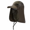 Detachable Fishing Hat UPF 50+ Sun Cap Portable Fishing Bucket Hat  For Women