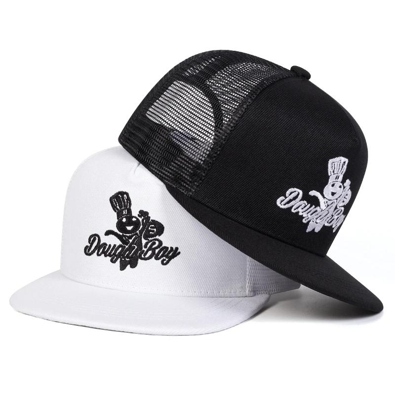 Casual Baseball Caps Sunscreen Hat Unisex Daugh Boy Letter Embroidery Hip-hop Net Hats Spring Summer Outdoor Adjustable