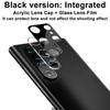 For Samsung Galaxy S22 Ultra 5G imak Integrated Rear Camera Lens Tempered Glass Film Black Version