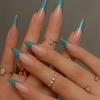 Elegantes Uñas Postizas Francesas – Arte de Uñas Sencillo y Versátil