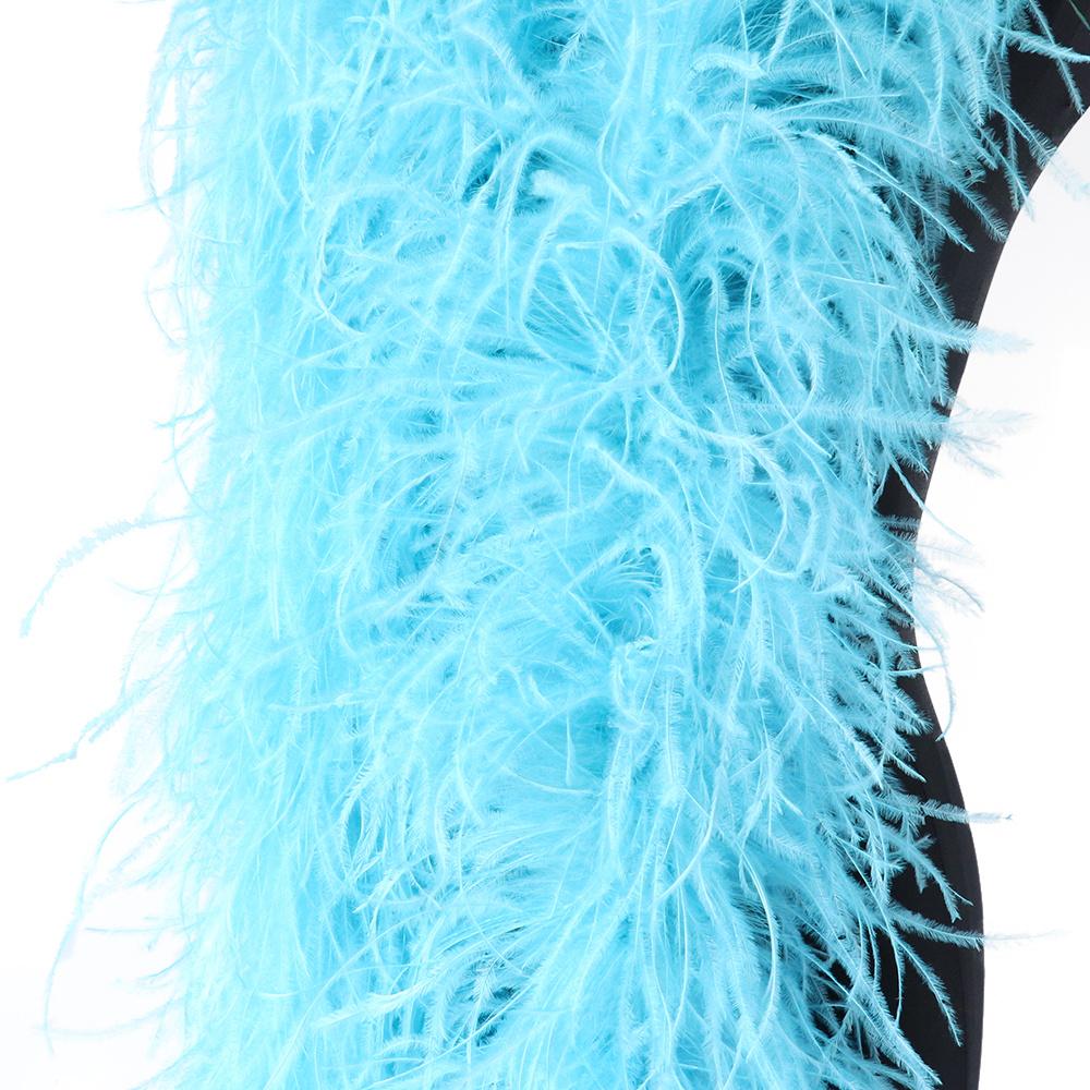 1 2 3 4 6 Natural ostrich feathers 2 meters ostrich feather scarf decorate carnival dress clothing feathers draped in shawl crafts