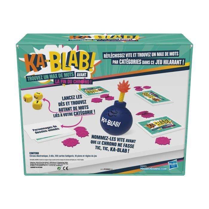 Jeu de société pour la famille - HASBRO - Ka-Blab ! - Dès 10 ans - 2 joueurs ou plus