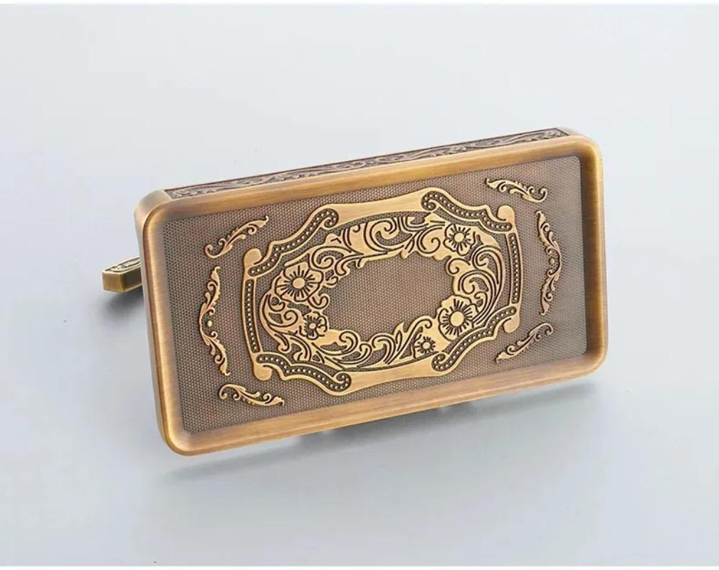 Držák na toaletní papír Nástěnný Vintage Classic Koupelna Starožitná mosazná krabice na papírové kapesníky Příslušenství do koupelny
