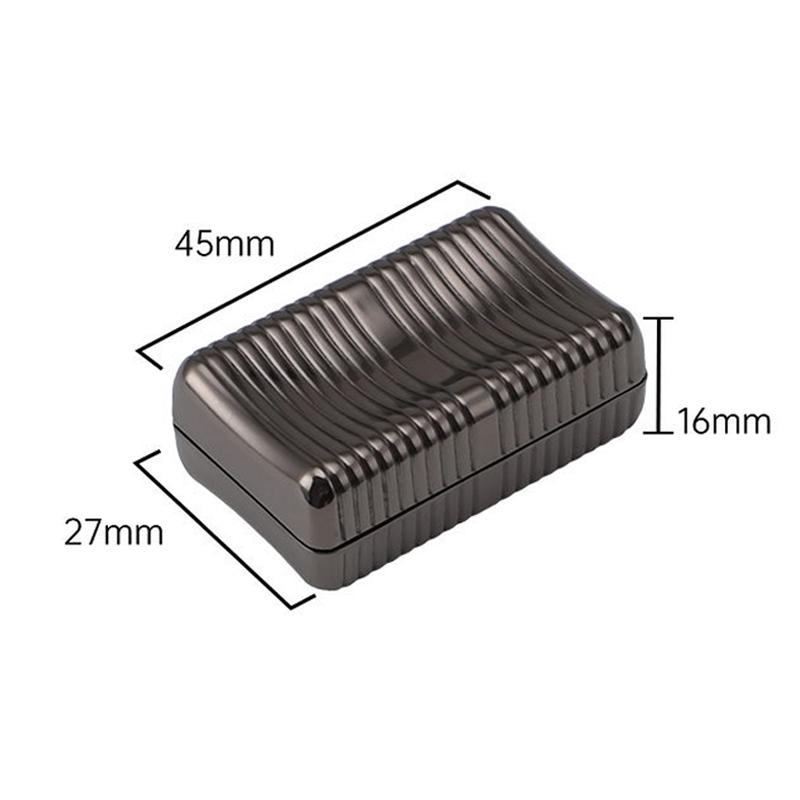 1 ks Edc Fidget Slider Rotujúce Kovové Mydlo Proti Tlaku Senzorická Hračka Stolová Hračka na Sústredenie s Mäkkým Magnetickým Posuvníkom