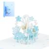 Handmade 3D Greeting Cards Cherry Blossom Basket Pop Up Card for Mother's Day Anniversary Valentine's Day Wedding Birthday Gifts