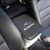 Carbon Fiber Leather Car Console Box Pad Car Armrest Cushion Cover For Subaru LEGACY Forester Outback Rally WRX WRC XV Impreza