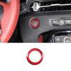 Red Carbon fiber Engine Start Stop Button Replace Ring For Toyota SupraA90 19-22