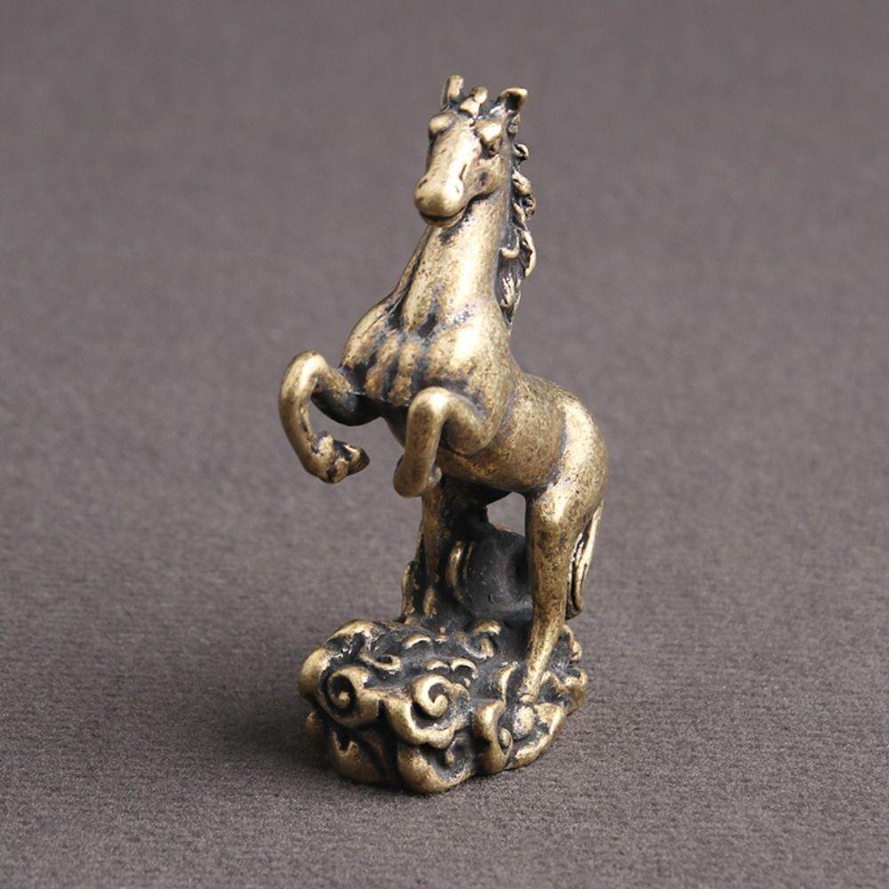 Home Decoration Animals Sculpture Feng Shui Ornaments Zodiac Horse Statue Small Horse Ornaments