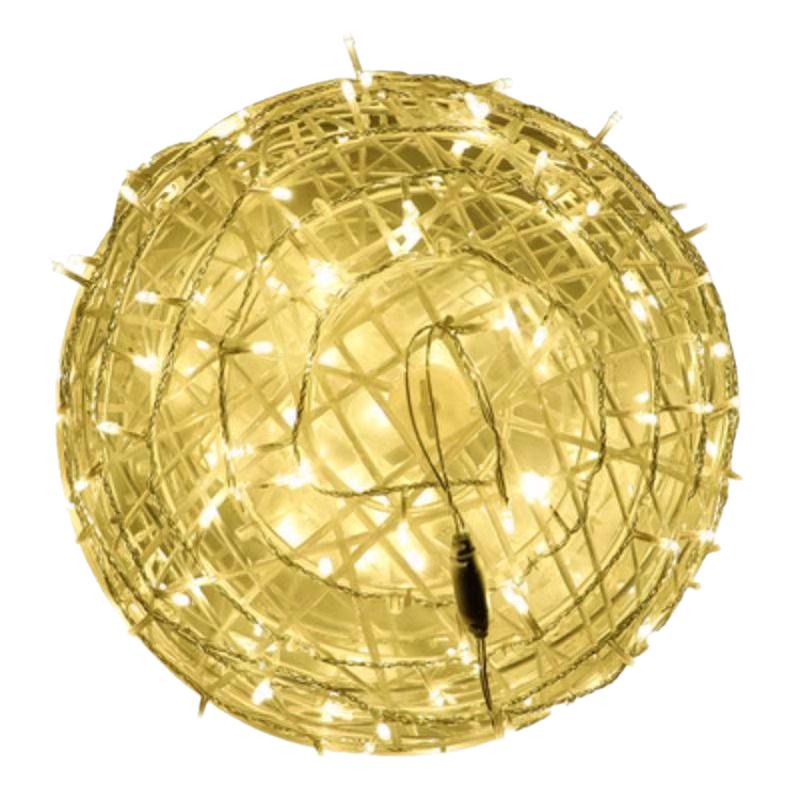 Outdoor LED Rattan Ball String Lights for Festivals and Landscape Decor