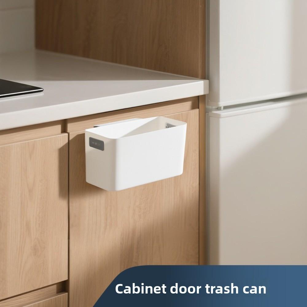 Hengende Organiser Oppbevaringsboks Plast Søppelbøtte Ny Hengende Oppbevaringskurv Husholdningsartikler