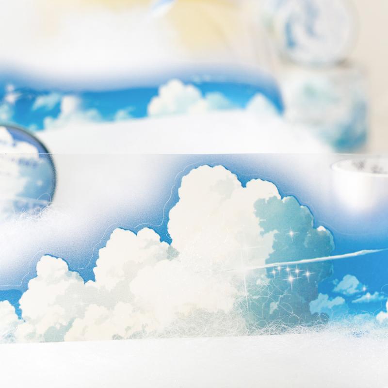 Journal GO 5x200cm Gekleurde Wolk Thema Tape Sticker Decoratieve Scrapbooking Telefoonhoesje Dagboek Kunst Koreaanse Masking Tape Kantoorbenodigdheden