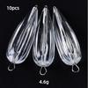 10pcs Slow Sinking or Floating Water Throwing Aid Assistance Fishing Float Bombard Bobber Carp Lure Tackle