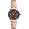 Mia Brown Rose Gold Stainless Steel Ladies Quartz Watch AR11570