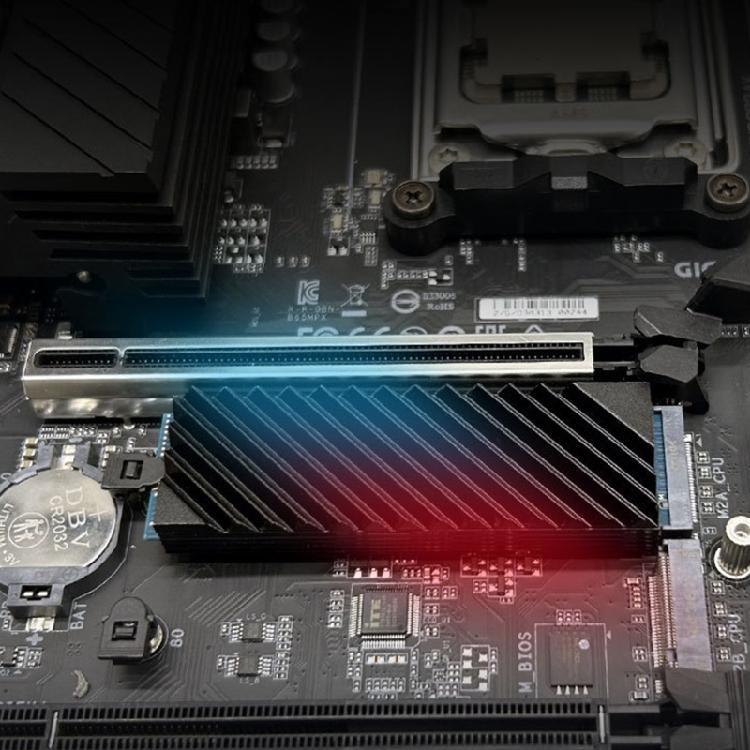 Compactly M.2 2280 SSD Heatsink Easy Installation Seamlessly Integration With PC Components for Desktop PC Workstations