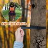 Halloween Orange Hair Witch Climbing Tree Decoration Halloween Theme Pendants Decor for Indoor Outdoor Office Decor