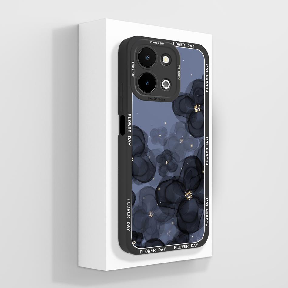 For Vivo Y28 4G 5G Case Simple Design Full Protection Back Cover For Vivo Y 28 Funda Soft Liquid Silicone Anti Drop Phone Shell