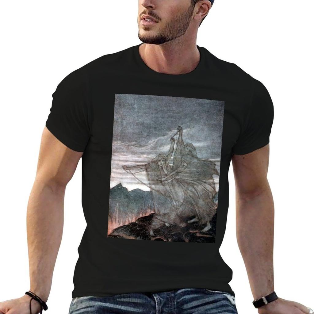 The Norns Vanish Siegfried And The Twilight Of The Gods Arthur Rackham Tshirt T Shirts Designer Tshirt