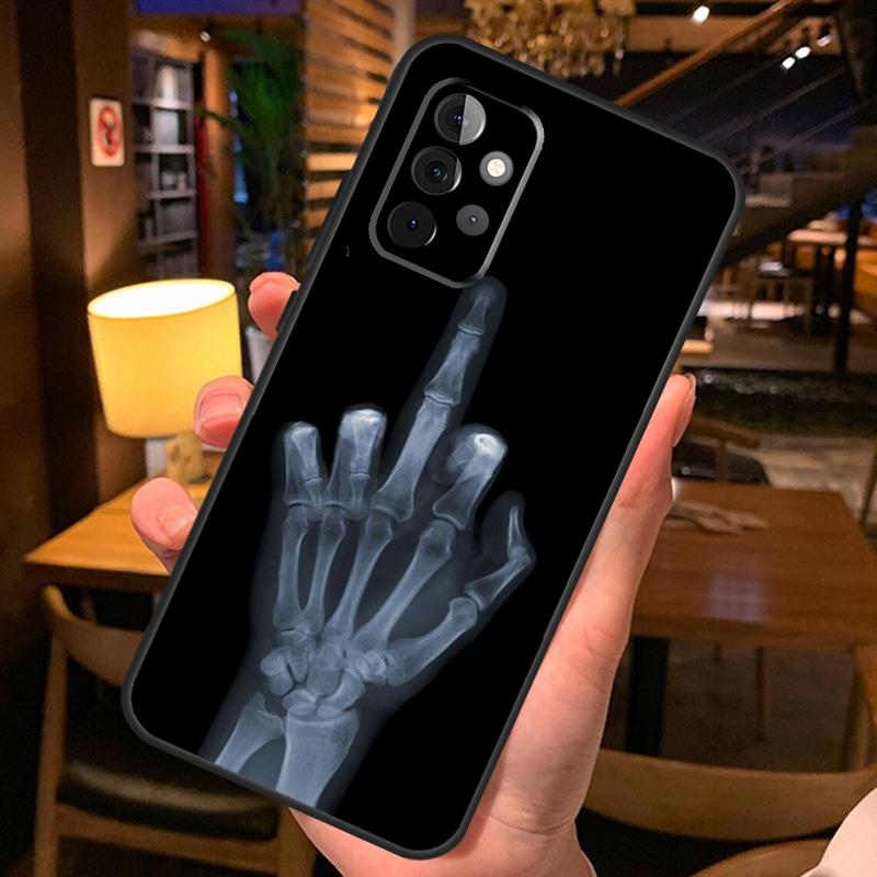 Middle Finger Case For Samsung Galaxy A56 A36 A54 A34 A14 A06 A16 A26 A12 A32 A52 A13 A33 A53 A15 A35 A55