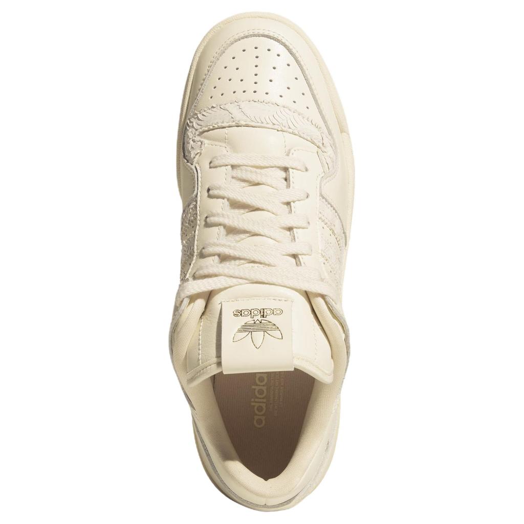 Adidas Originals Forum 84 Low Comfortable Versatile Low-Top Skate Shoes Women sneaker Beige JP8957