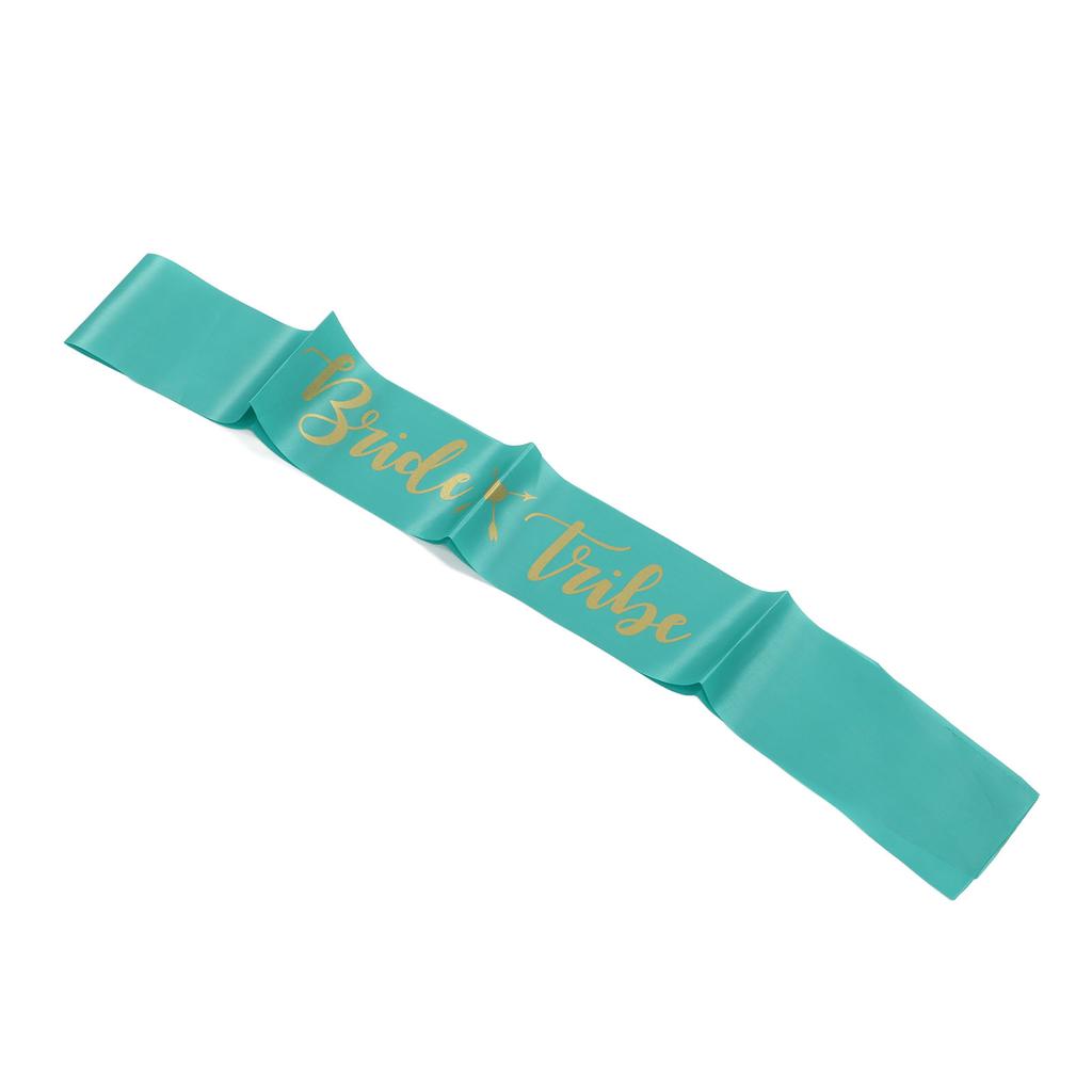 8Pcs    smaid Sash Gold Letters Hypoallergenic Material Wedding   to Be Sash Set for Wedding Parties