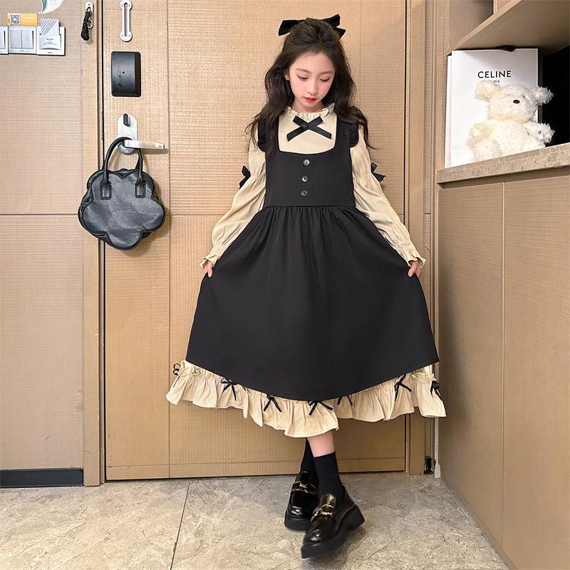 Autumn College Style Forest Lolita Princess Dress for Girls