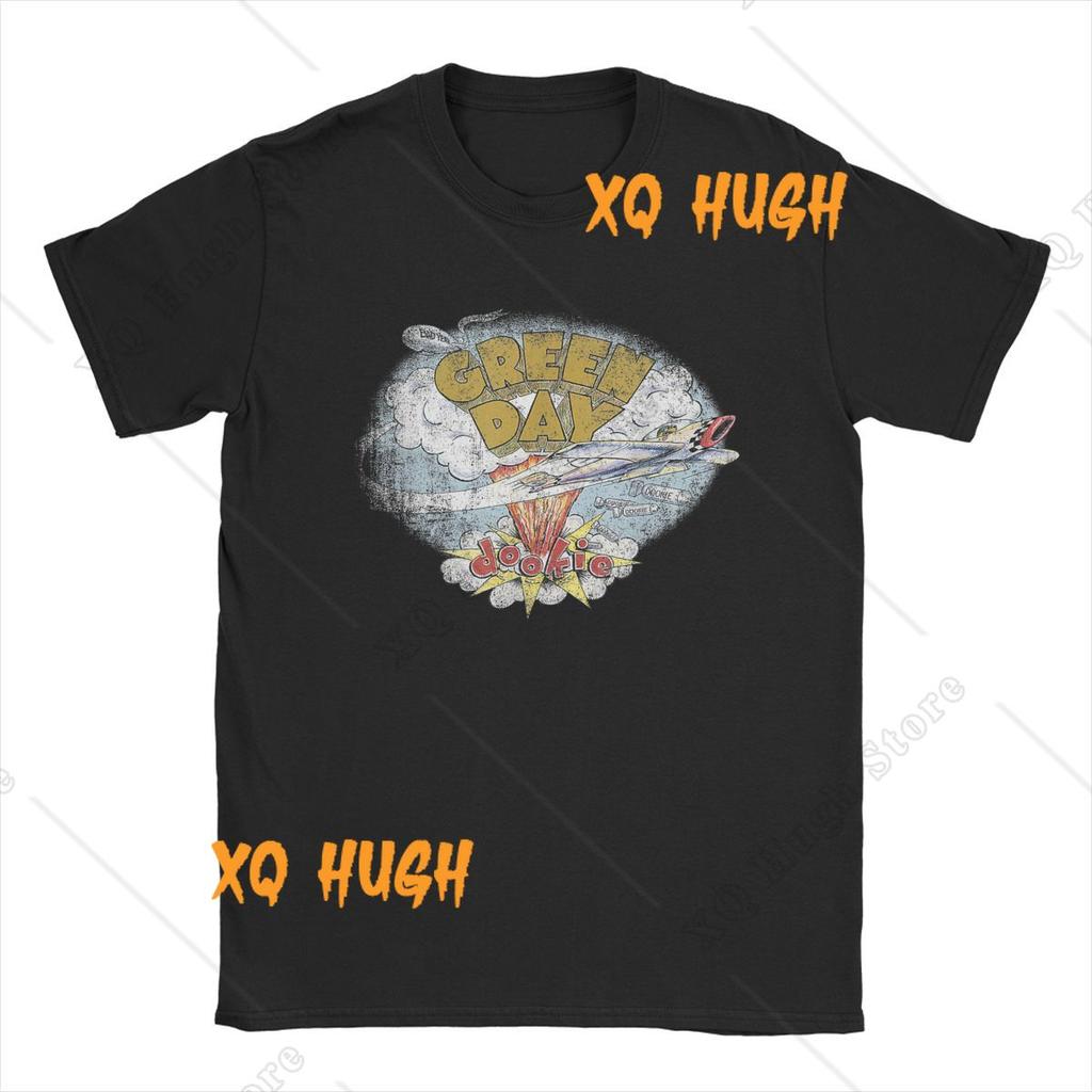 Men Green Days T-Shirtler Fresh Dookie Saviors Hip Hop Hayranları Hediye %100 Pamuk Üstler Kısa Kollu Yuvarlak Yaka Tişört Büyük Beden Tişört