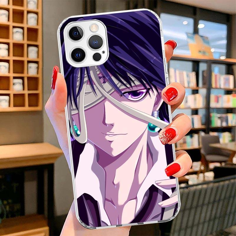 Huner X-Hunters Chrollo Shizuku Cover Phone Case For iPhone 16 17 Air 15 14 Pro Max 16E Phone Case 13 Mini 12 11 7 SE 8 Print Pa
