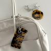 Multipurpose Comb Key Holder Hair Accessory Lightweight Acrylic Alloy Hair Grooming Keychain  For Gift Giving