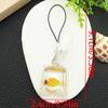 Resin Ocean Blue Yellow Black Small Fish Keychain – Creative Backpack and Car Key Ornament