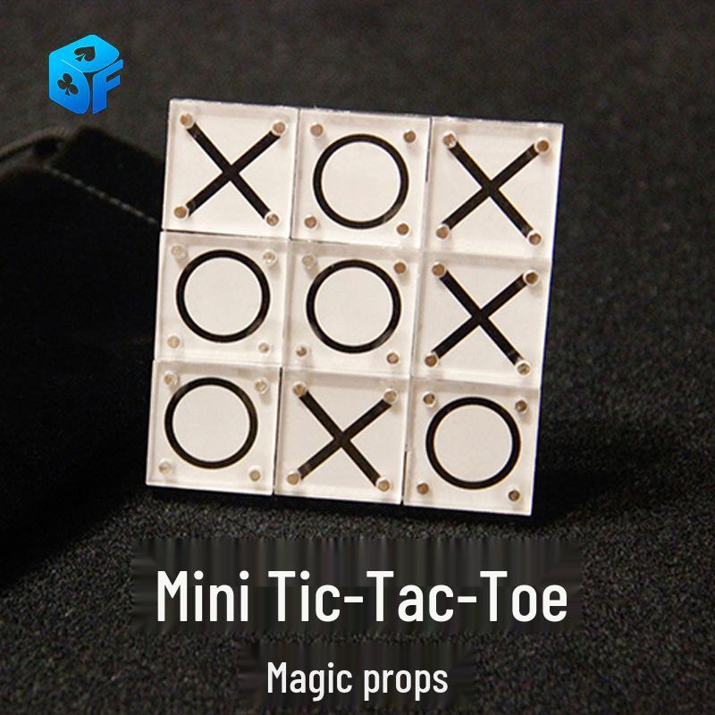 Northern Magic Mini Tic-Tac-Toe: Nine-Square Grid Interactive Romantic Magic Game.