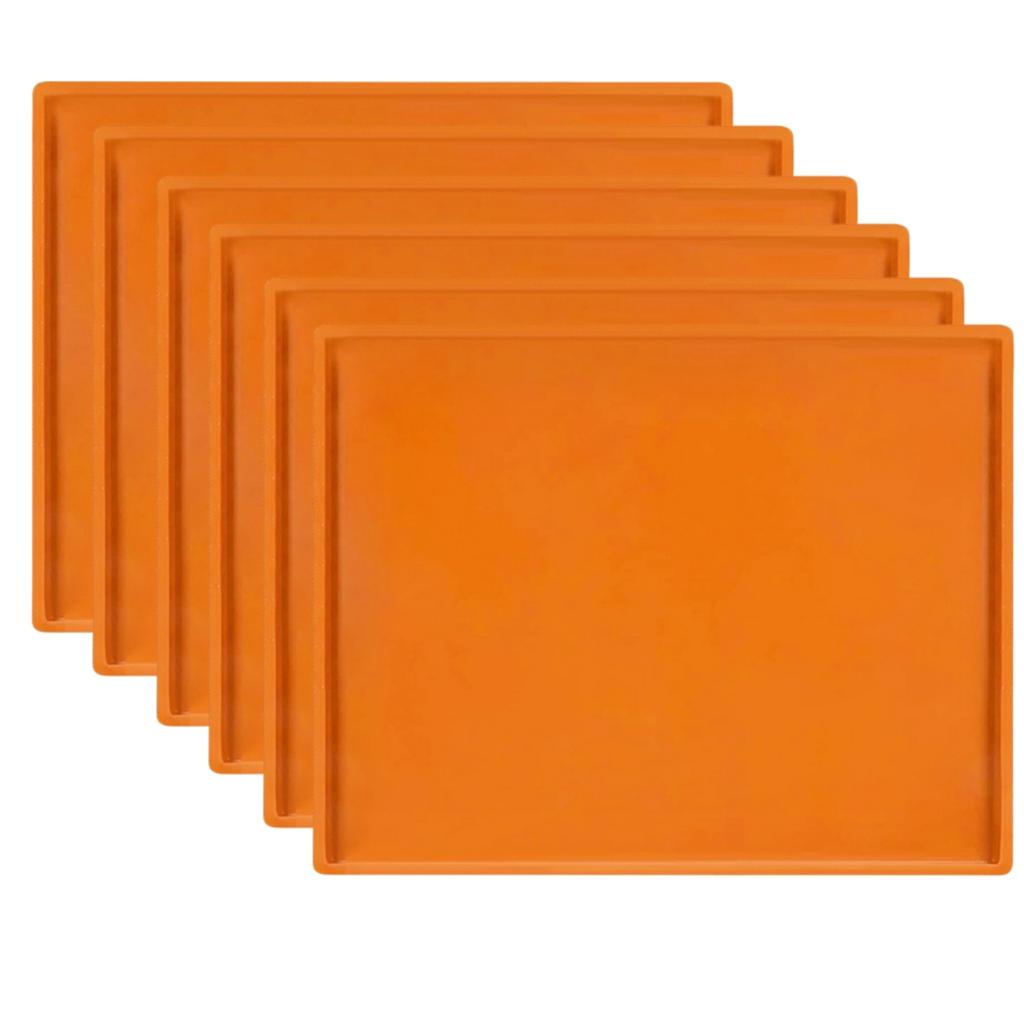 6 Pezzi Tappetini in Silicone per Essiccatore Antiaderenti Rivestimenti per Teglia da Forno Compatibili con Forno e Essiccatori Alimentari Cosori