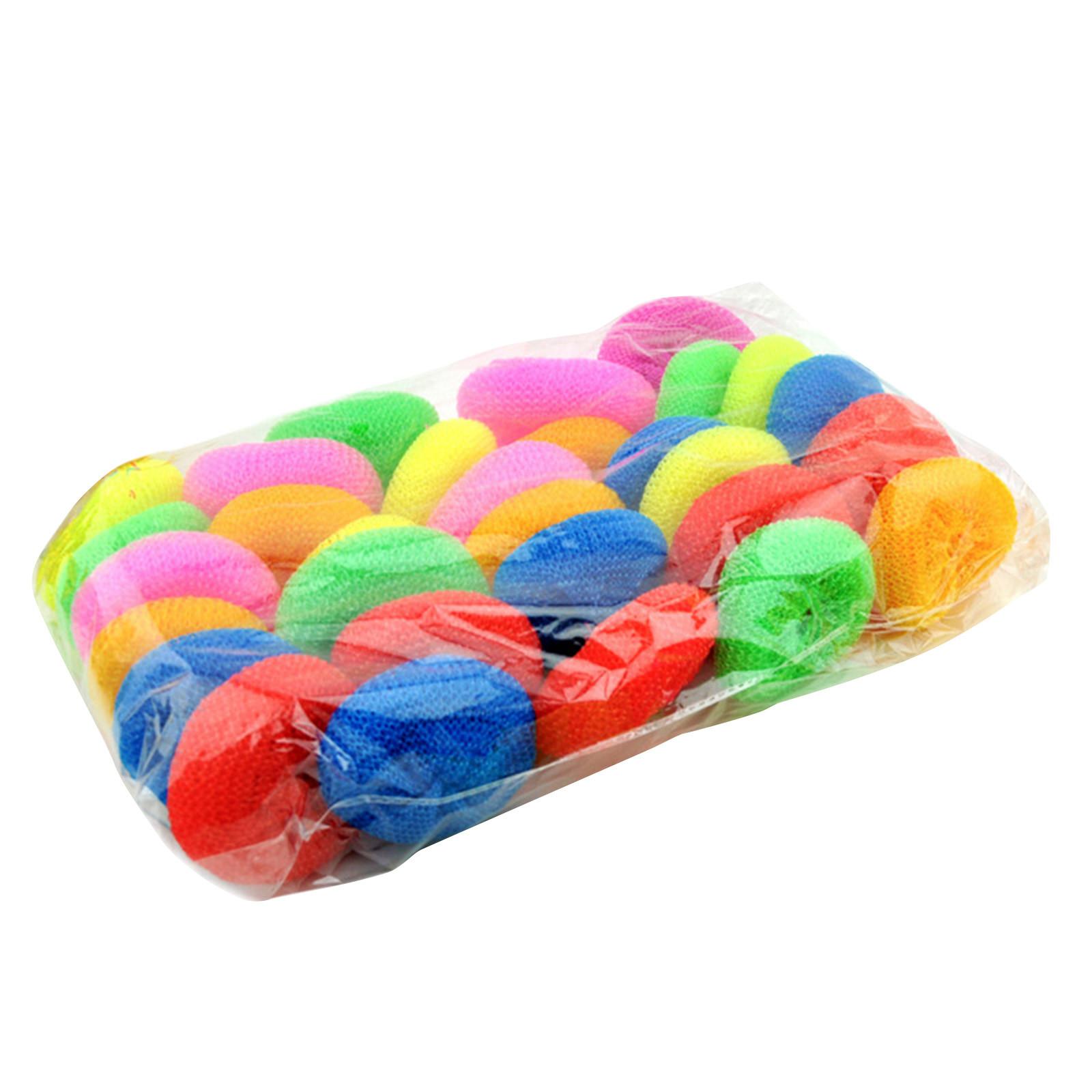 

Пластиковые скребки для посуды Пластиковые круглые скребки для посуды Нейлоновые скребки для посуды, Поли сетка для мытья посуды Нецарапающие скребки One Size