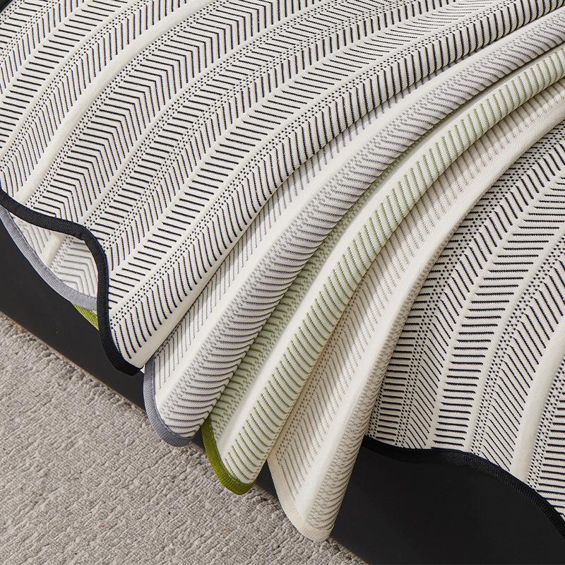 Special-Shaped Sofa Cushion, New Sofa Mat In Summer, Fixed Non-Slip And Cool In Summer, Advanced Sense, Straight Row Cover Cloth Towel