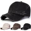 Unisex BOSTON Hole Washing Embroidery Baseball Caps Spring Autumn Outdoor Adjustable Casual Hats Sunscreen Hat Sports Cap